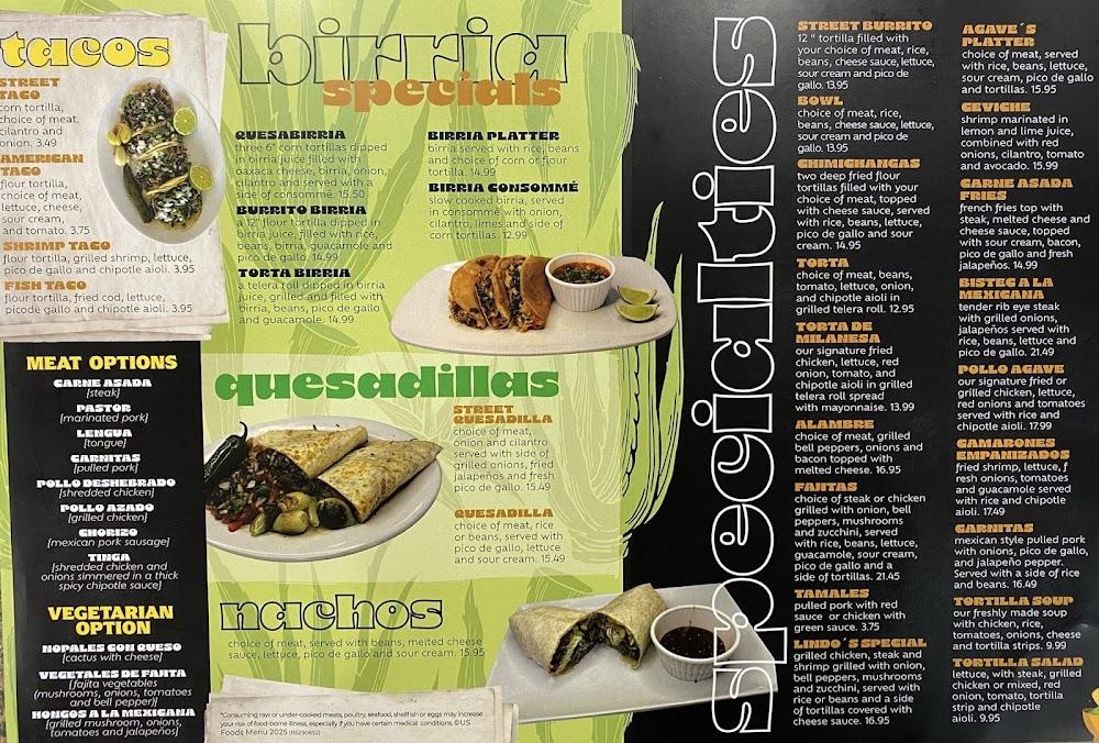 Agave Mex Food Menu image 1