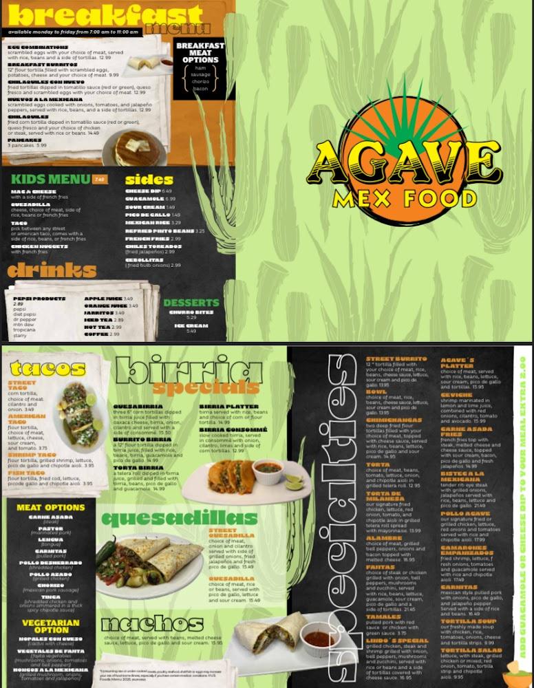 Agave Mex Food Menu image 2